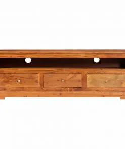 vidaXL TV Cabinet 120x30x40 cm Solid Acacia Wood