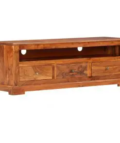 vidaXL TV Cabinet 120x30x40 cm Solid Acacia Wood
