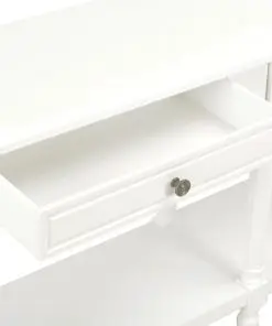 vidaXL Sideboard White 150x35x77 cm Solid Wood