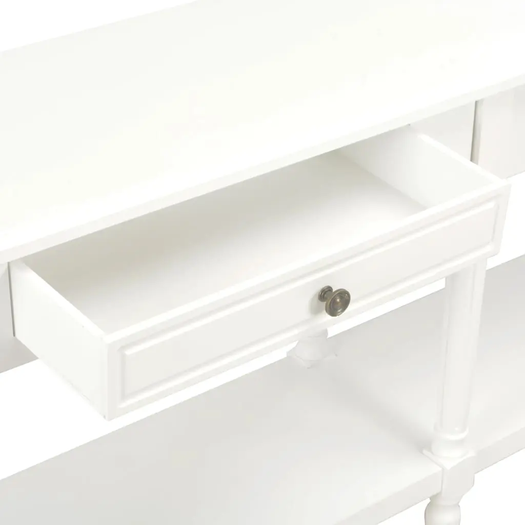 vidaXL Sideboard White 150x35x77 cm Solid Wood