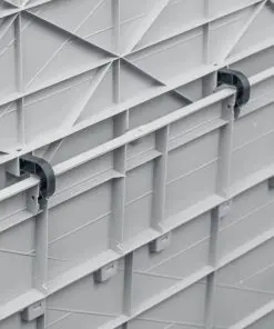 vidaXL Garden Storage Box 420 L Light Grey