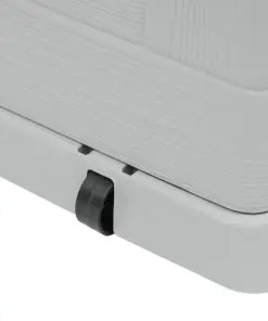 vidaXL Garden Storage Box 420 L Light Grey
