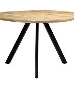 247848 vidaXL Dining Table 120×76 cm Solid Mango Wood