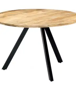 247848 vidaXL Dining Table 120×76 cm Solid Mango Wood
