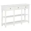 vidaXL Console Table White 120x30x76 cm MDF