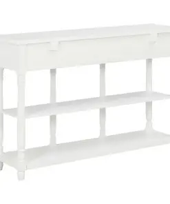 vidaXL Console Table White 120x30x76 cm MDF