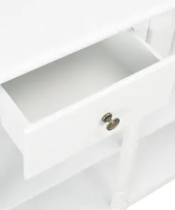 vidaXL Console Table White 120x30x76 cm MDF