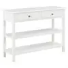 vidaXL Sideboard White 110x35x80 cm MDF