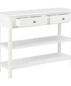 vidaXL Sideboard White 110x35x80 cm MDF