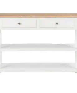 vidaXL Sideboard White 110x35x80 cm MDF