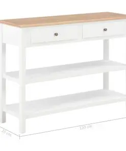vidaXL Sideboard White 110x35x80 cm MDF