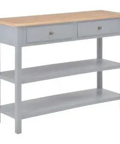 vidaXL Sideboard Grey 110x35x80 cm MDF