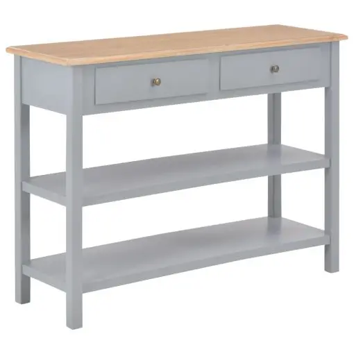 vidaXL Sideboard Grey 110x35x80 cm MDF