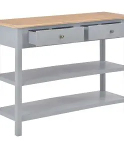 vidaXL Sideboard Grey 110x35x80 cm MDF