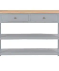 vidaXL Sideboard Grey 110x35x80 cm MDF