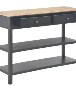 vidaXL Sideboard Black 110x35x80 cm MDF