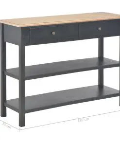 vidaXL Sideboard Black 110x35x80 cm MDF