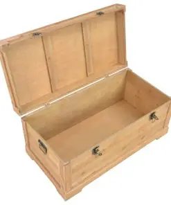 vidaXL Storage Chest with Cushion 80x40x40 cm MDF