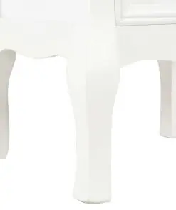 vidaXL Bedside Cabinet 2 pcs White 35x30x49 cm MDF