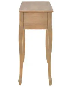 vidaXL Dressing Console Table with 3 Drawers Brown