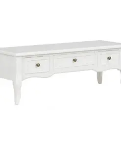 vidaXL TV Cabinet White 100x35x35 cm Wood