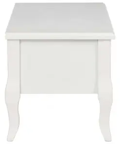 vidaXL TV Cabinet White 100x35x35 cm Wood