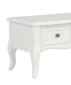 vidaXL TV Cabinet White 100x35x35 cm Wood