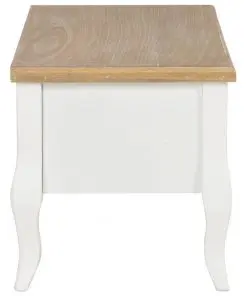 vidaXL TV Cabinet White 100x35x35 cm Wood