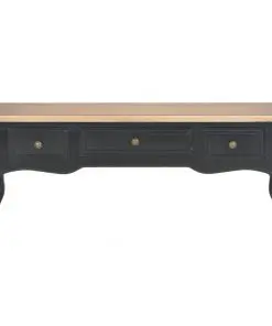 vidaXL TV Cabinet Black 100x35x35 cm Wood