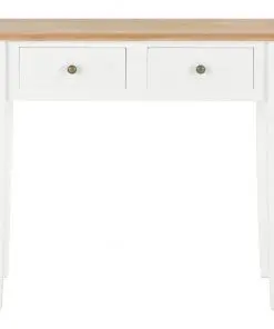vidaXL Dressing Console Table White 79x30x74 cm Wood