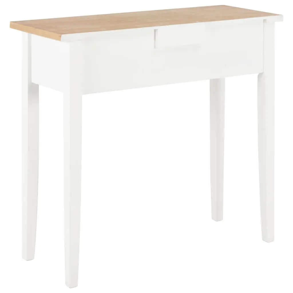 vidaXL Dressing Console Table White 79x30x74 cm Wood
