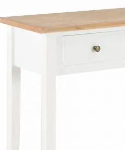 vidaXL Dressing Console Table White 79x30x74 cm Wood