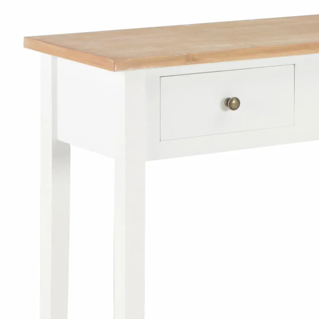 vidaXL Dressing Console Table White 79x30x74 cm Wood