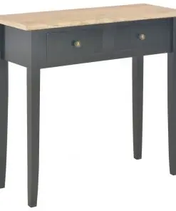 vidaXL Dressing Console Table Black 79x30x74 cm Wood