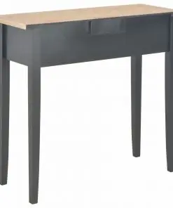 vidaXL Dressing Console Table Black 79x30x74 cm Wood