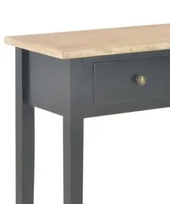 vidaXL Dressing Console Table Black 79x30x74 cm Wood