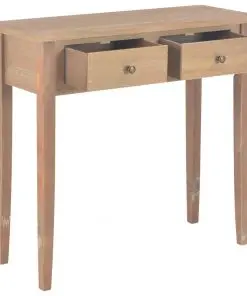 vidaXL Dressing Console Table Brown 79x30x74 cm Wood