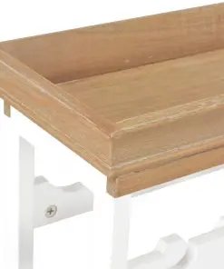 vidaXL Wine Cabinet White 70×22.5×70.5 cm MDF