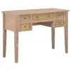 vidaXL Writing Desk Brown 109.5x45x77.5 cm Wood