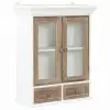 vidaXL Wall Cabinet White 49x22x59 cm Solid Wood vidaXL Wall Cabinet White 49x22x59 cm Solid Wood