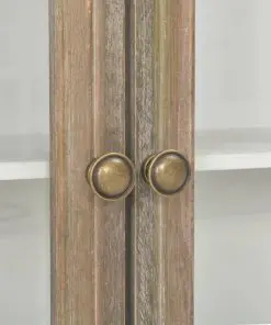 vidaXL Wall Cabinet White 49x22x59 cm Solid Wood