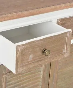 vidaXL Sideboard White 60x30x80 cm Solid Wood