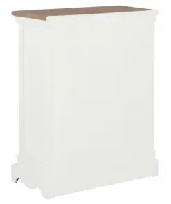 vidaXL Sideboard White 60x30x80 cm Solid Wood