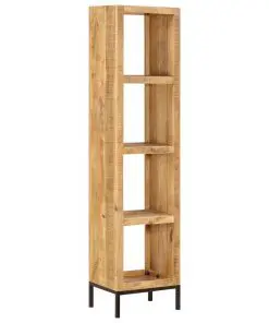 vidaXL Bookshelf 40x30x175 cm Solid Mango Wood