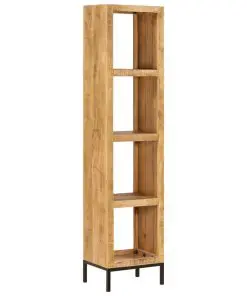 vidaXL Bookshelf 40x30x175 cm Solid Mango Wood
