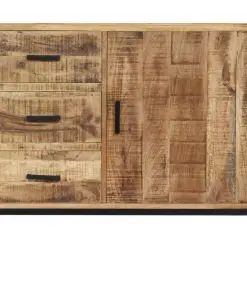 vidaXL Sideboard 88x30x71 cm Solid Mango Wood