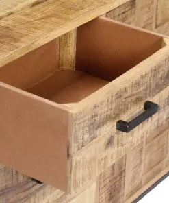 vidaXL Sideboard 88x30x71 cm Solid Mango Wood