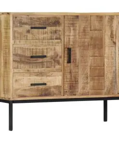 vidaXL Sideboard 88x30x71 cm Solid Mango Wood