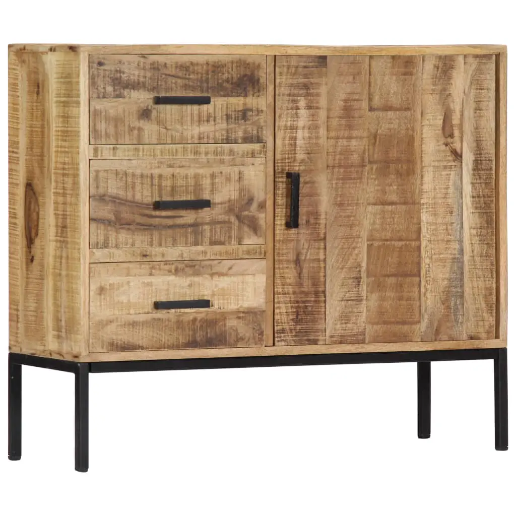 vidaXL Sideboard 88x30x71 cm Solid Mango Wood