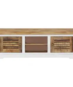 vidaXL TV Cabinet 118x30x40 cm Solid Mango Wood